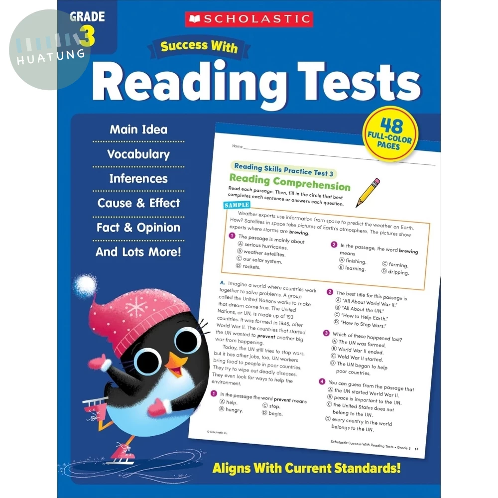Scholastic Success with Reading Tests Grade 3 