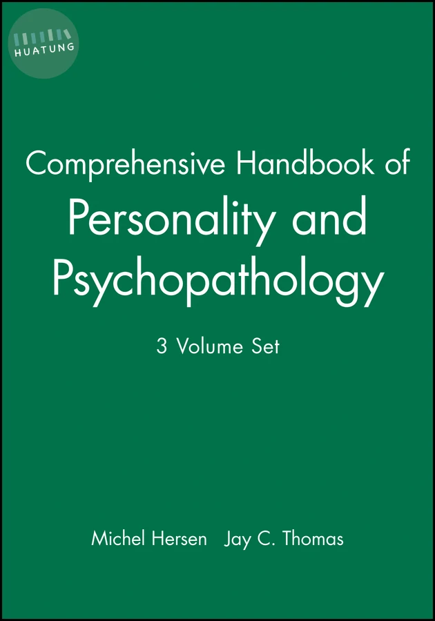 Comprehensive Handbook of Personality and Psychopathology, Set 
