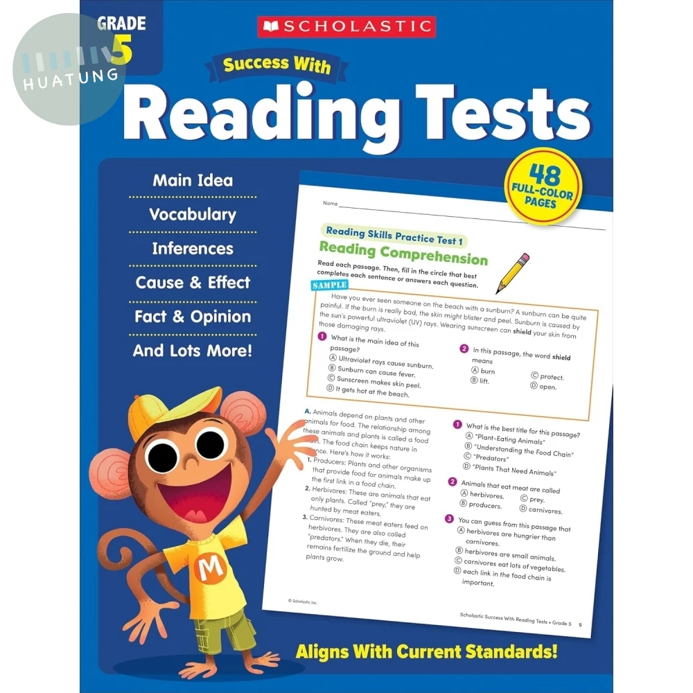 Scholastic Success with Reading Tests Grade 5 