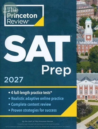 Princeton Review SAT Prep, 2027: 4 Full-Length Practice Tests 