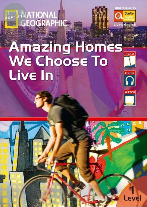 National Geographic Living English: Amazing Homes We Choose to Live In with DVD (非常家園) 