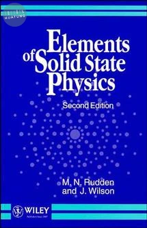 Elements of Solid State Physics 
