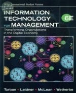 INFORMATION TECHNOLOGY FOR MANAGEMENT (6版)
