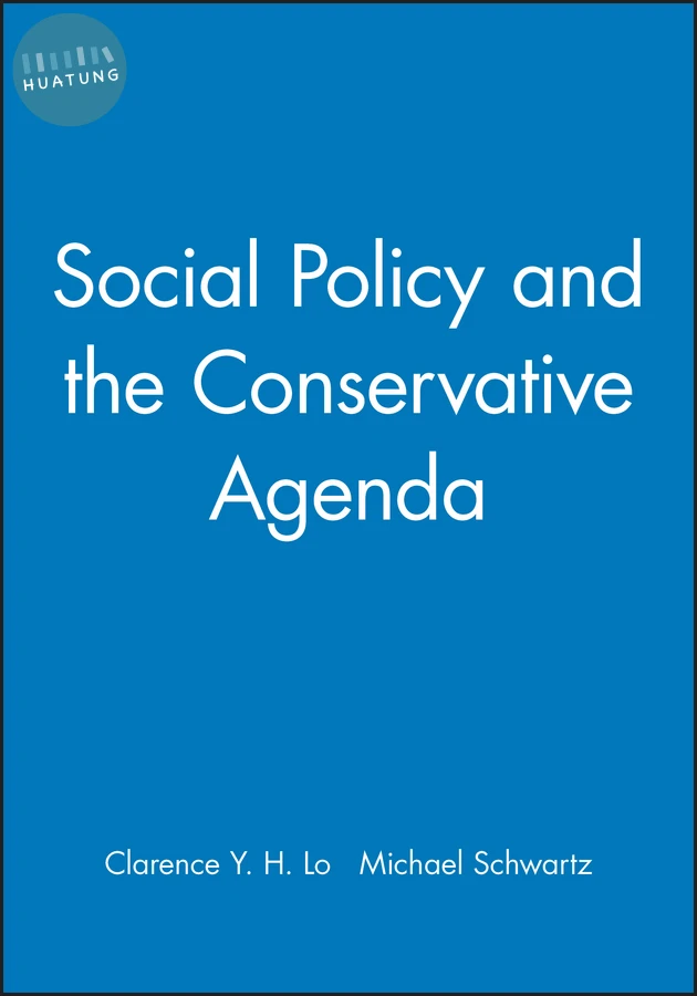 Social Policy and the Conservative Agenda 