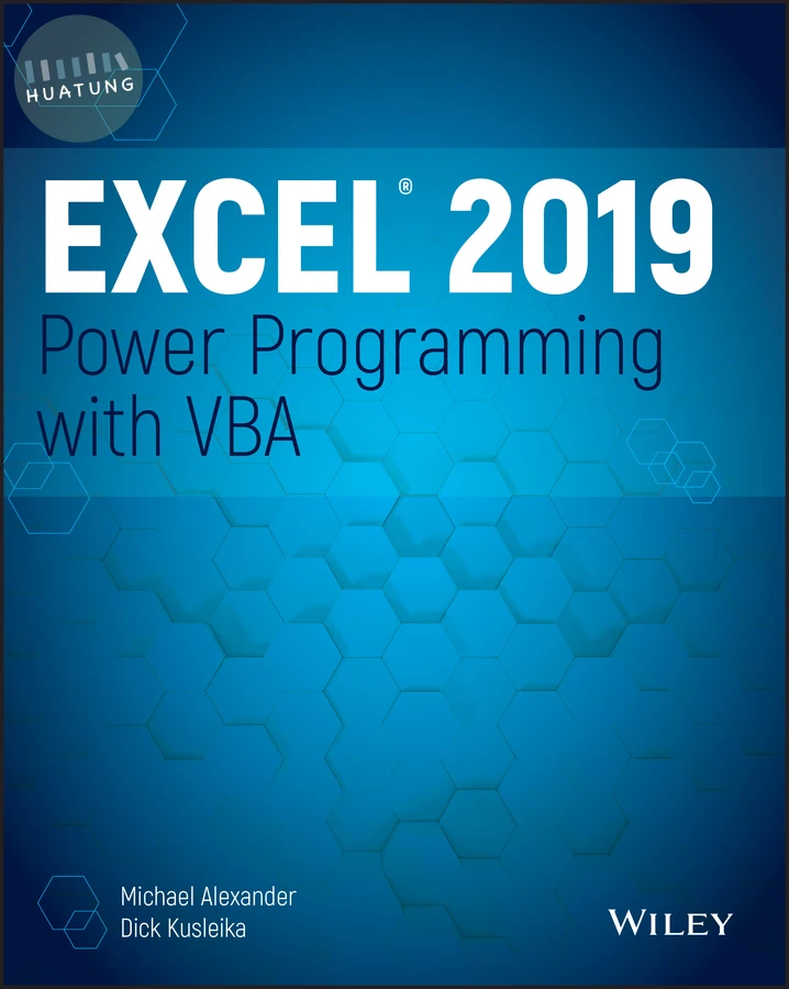 Excel 2019 Power Programming with VBA 