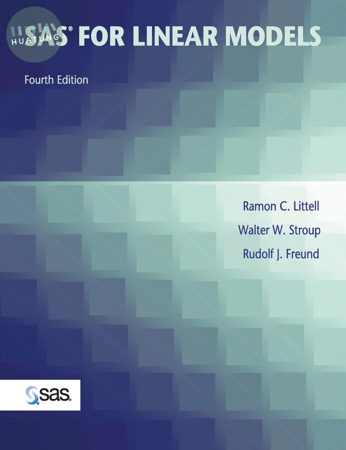 SAS for Linear Models 