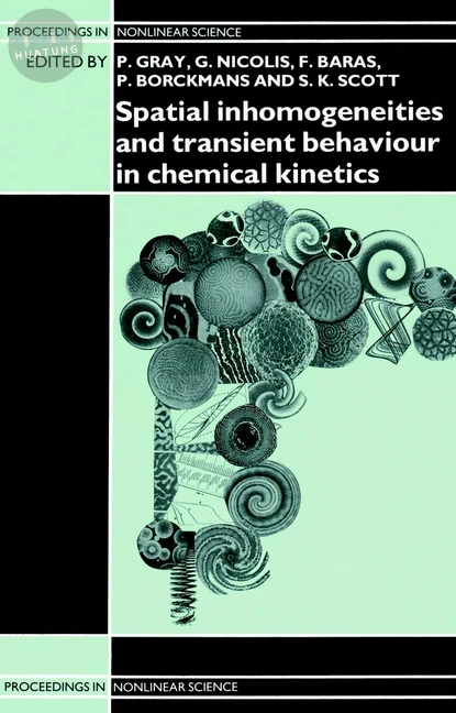 Spatial Inhomogeneities and Transient Behaviour in Chemical Kinetics 