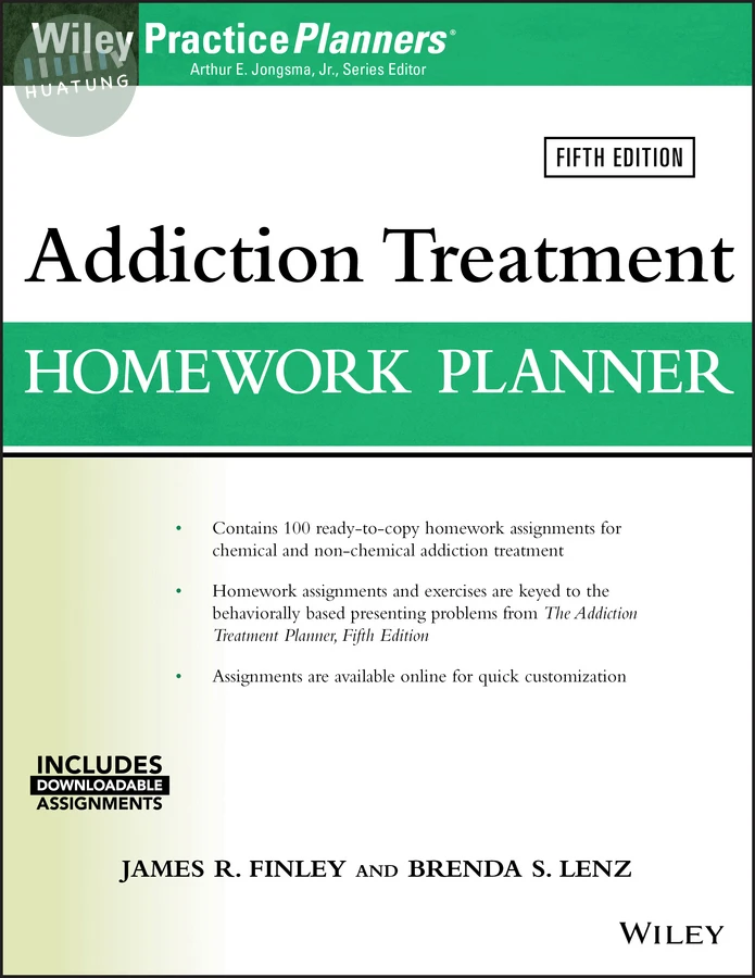 Addiction Treatment Homework Planner 