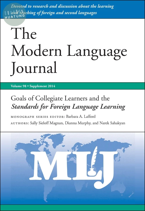 Goals of Collegiate Learners and the Standards for Foreign Language Learning 
