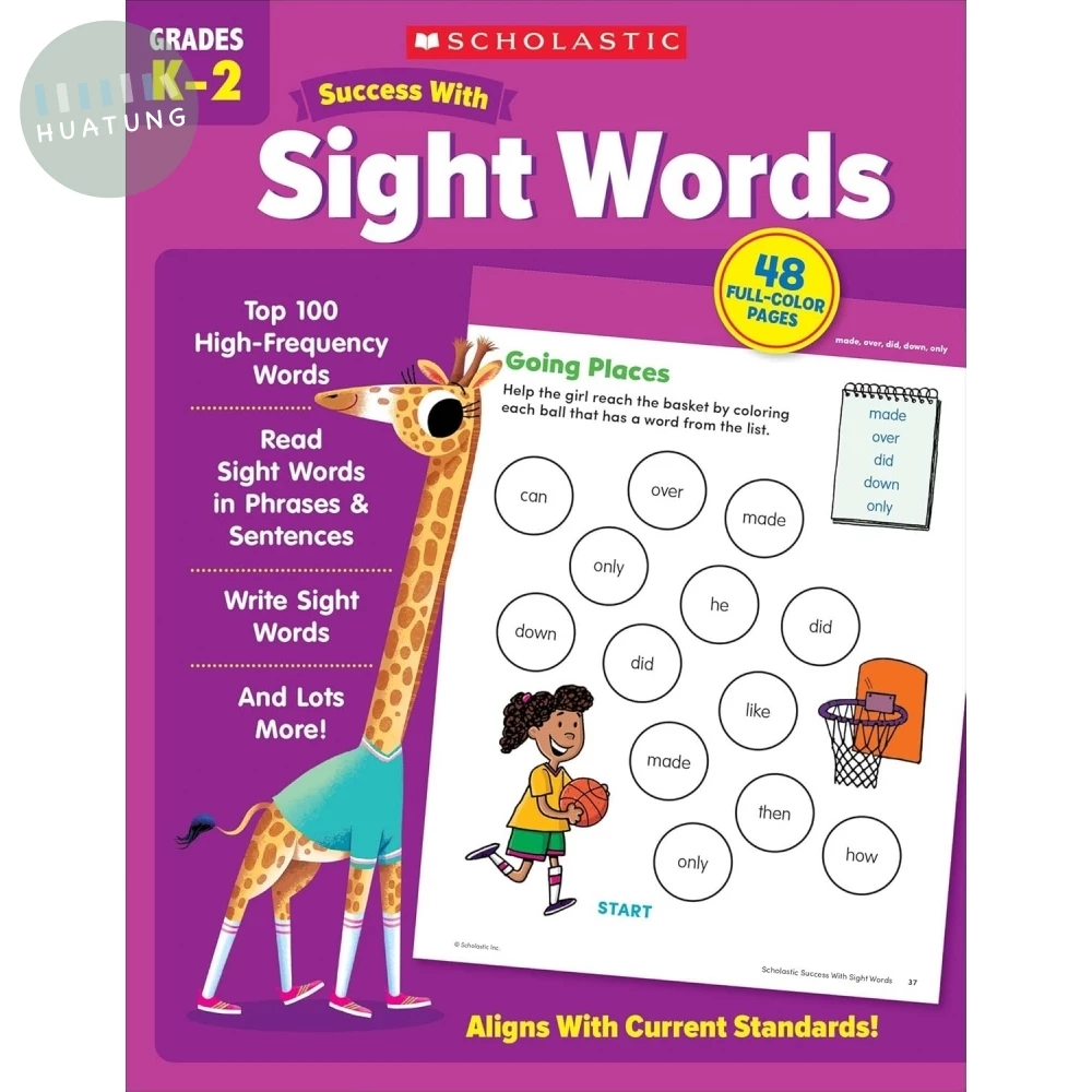 Scholastic Success with Sight Words (Grade K-2) 