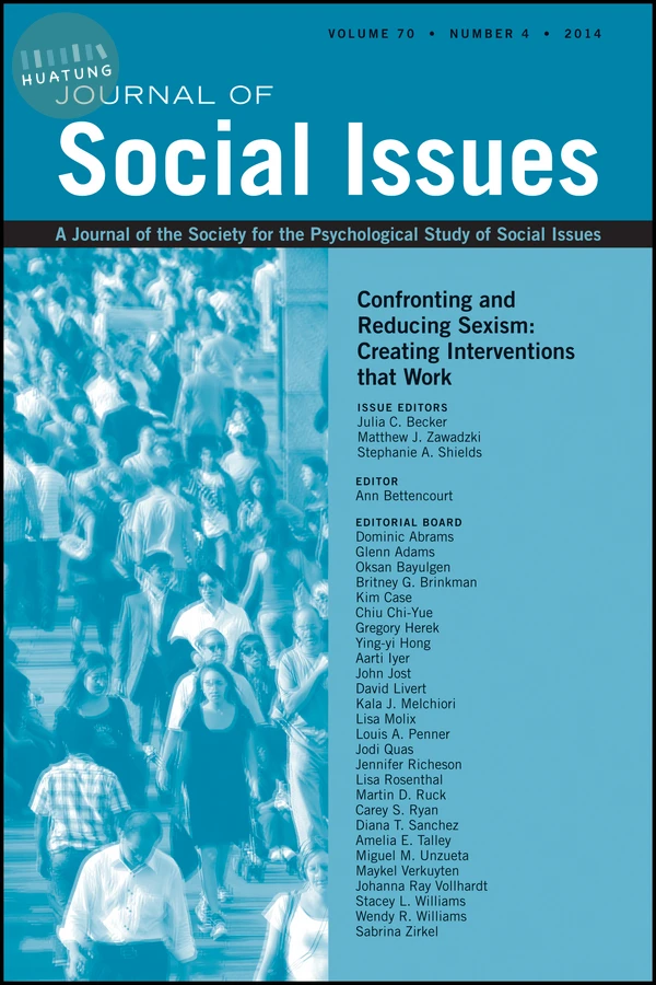 Confronting and Reducing Sexism 