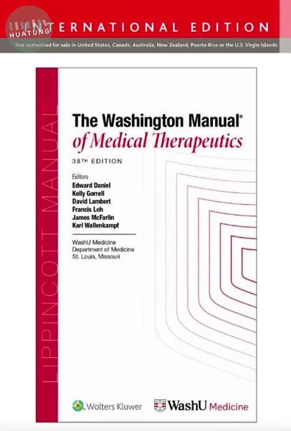 The Washington Manual of Medical Therapeutics 純紙本 (38版)