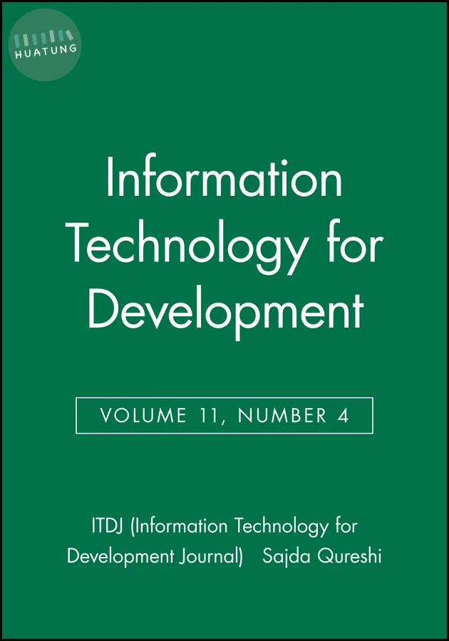 Information Technology for Development, Volume 11, Number 4 