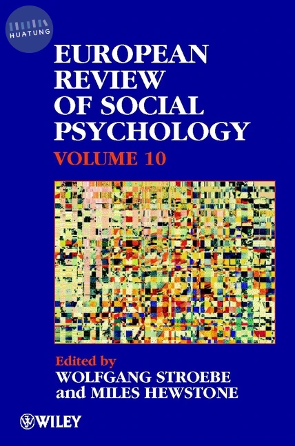 European Review of Social Psychology, Volume 10 