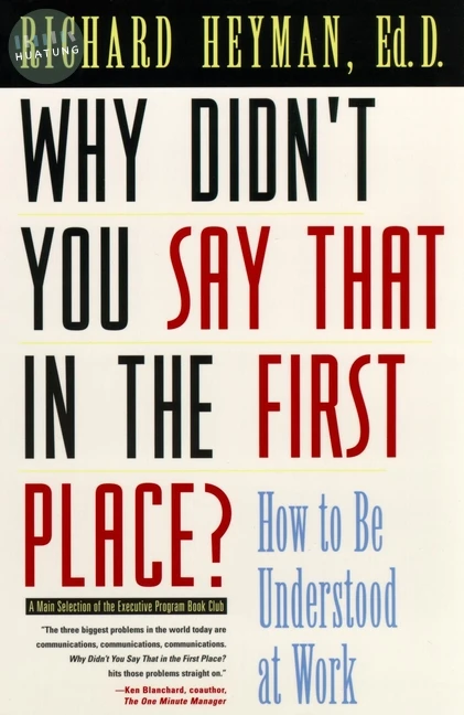 Why Didn't You Say That in the First Place? 