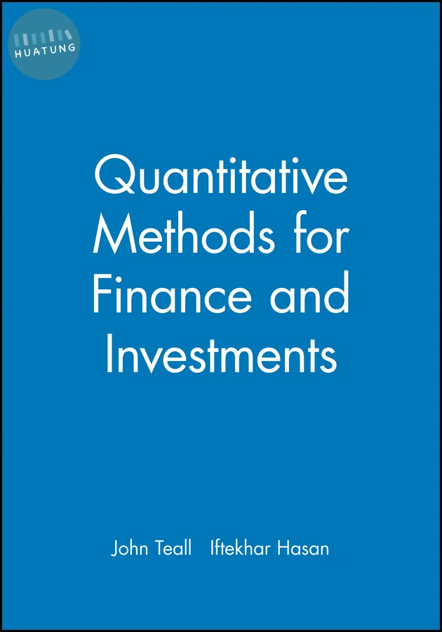 Quantitative Methods for Finance and Investments 