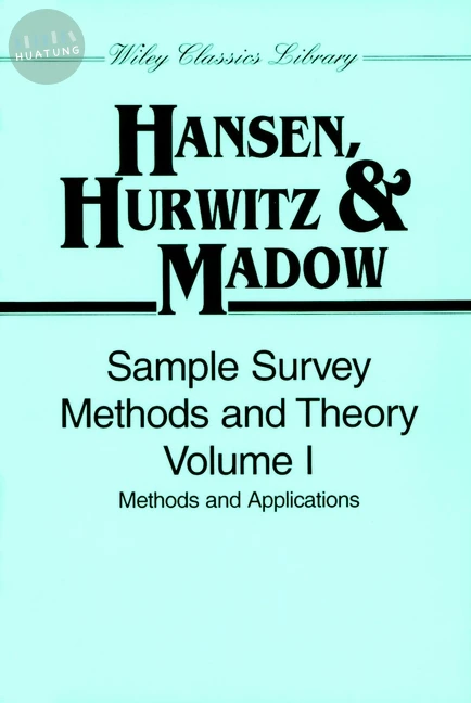 Sample Survey Methods and Theory, Volume 1 