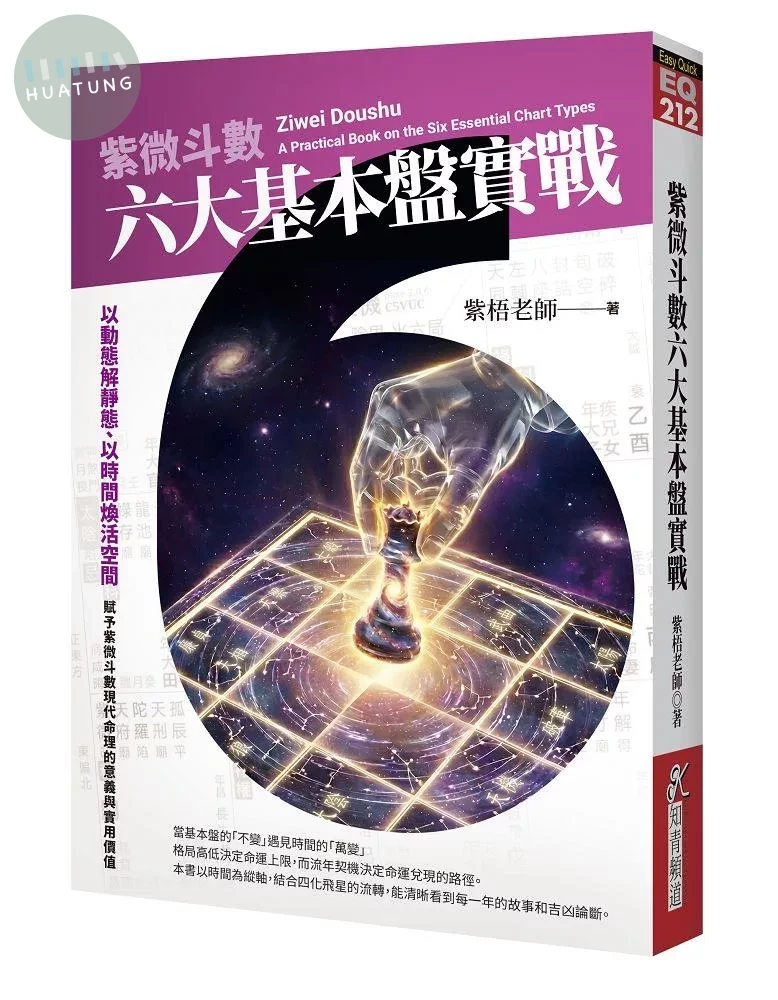 紫微斗數六大基本盤實戰：以動態解靜態、以時間煥活空間，賦予紫微斗數現代命理的意義與實用價值。 (1版)