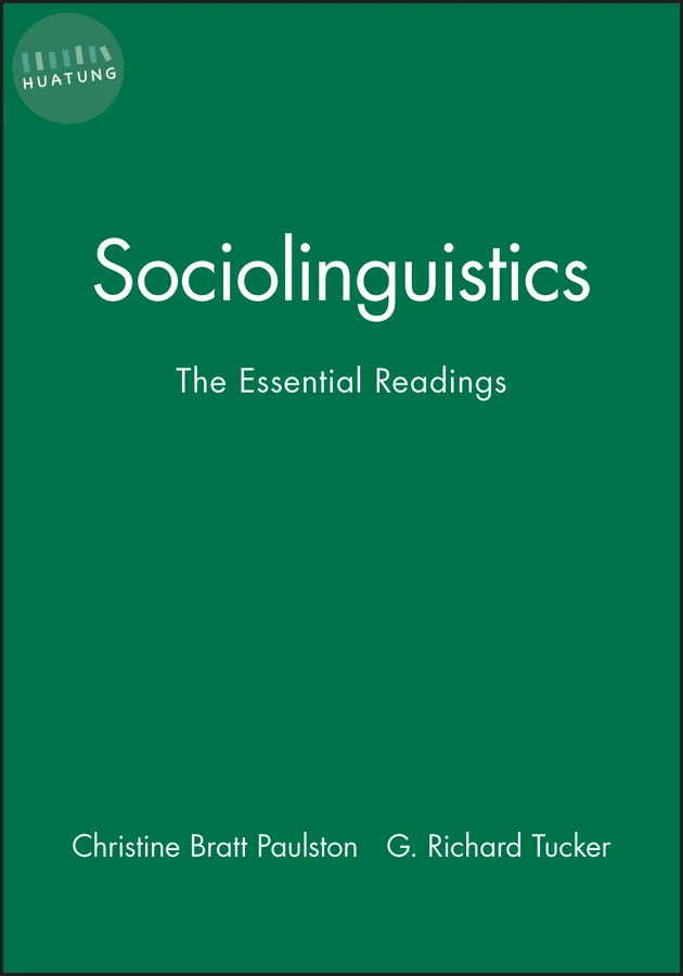 Sociolinguistics 