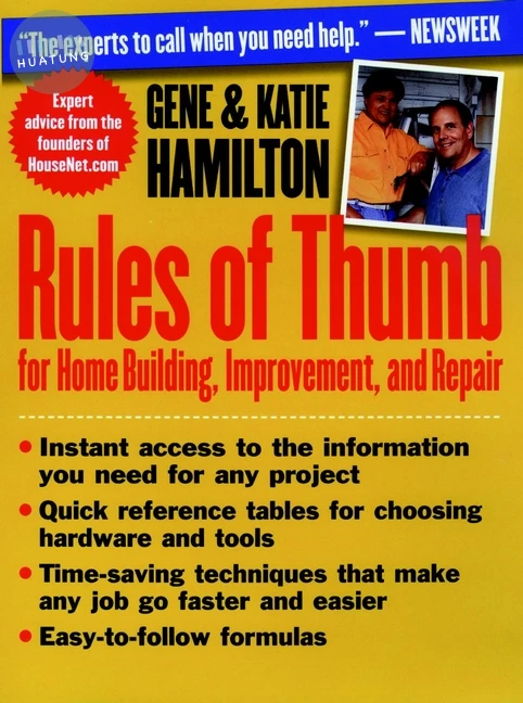 Rules of Thumb for Home Building, Improvement, and Repair 