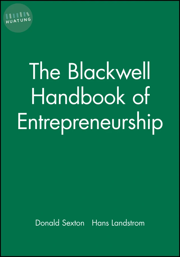 The Blackwell Handbook of Entrepreneurship 
