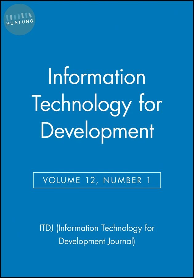 Information Technology for Development, Volume 12, Number 1 