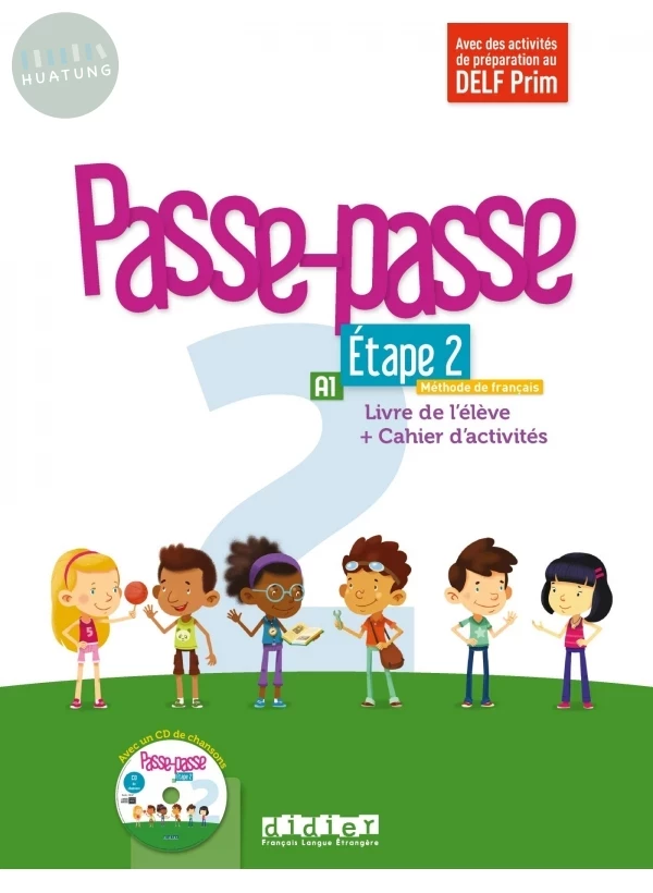 Passe-passe 2 etape 2, livre + cahier + CD 
