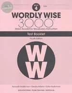 Wordly Wise 3000  Test 4 (4版)