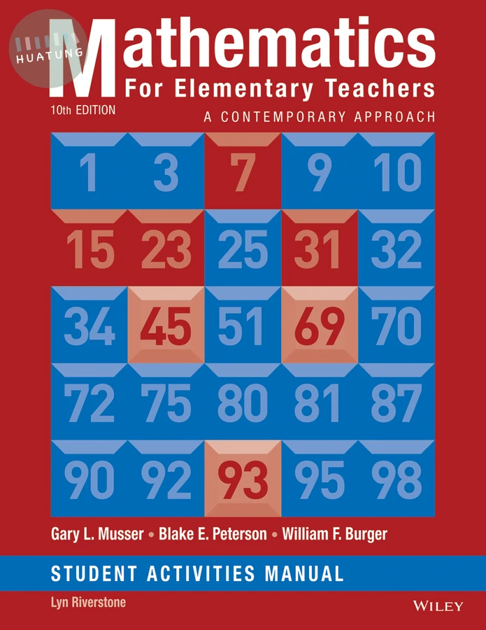 Mathematics for Elementary Teachers: A Contemporary Approach 10e Student Activity Manual 