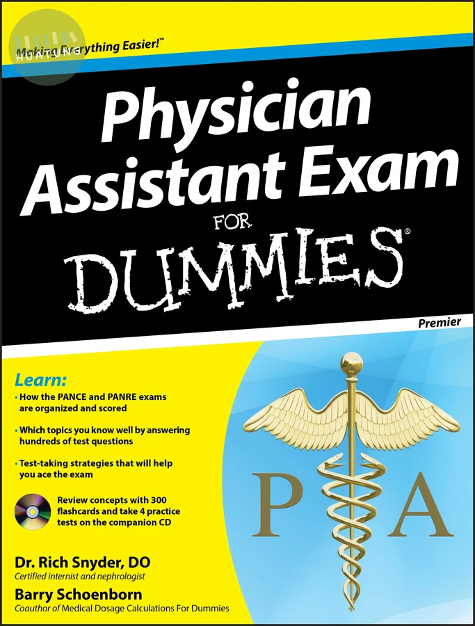 Physician Assistant Exam For Dummies, with CD 