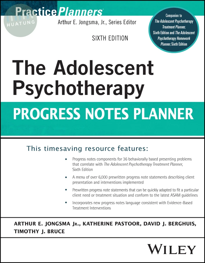 The Adolescent Psychotherapy Progress Notes Planner 