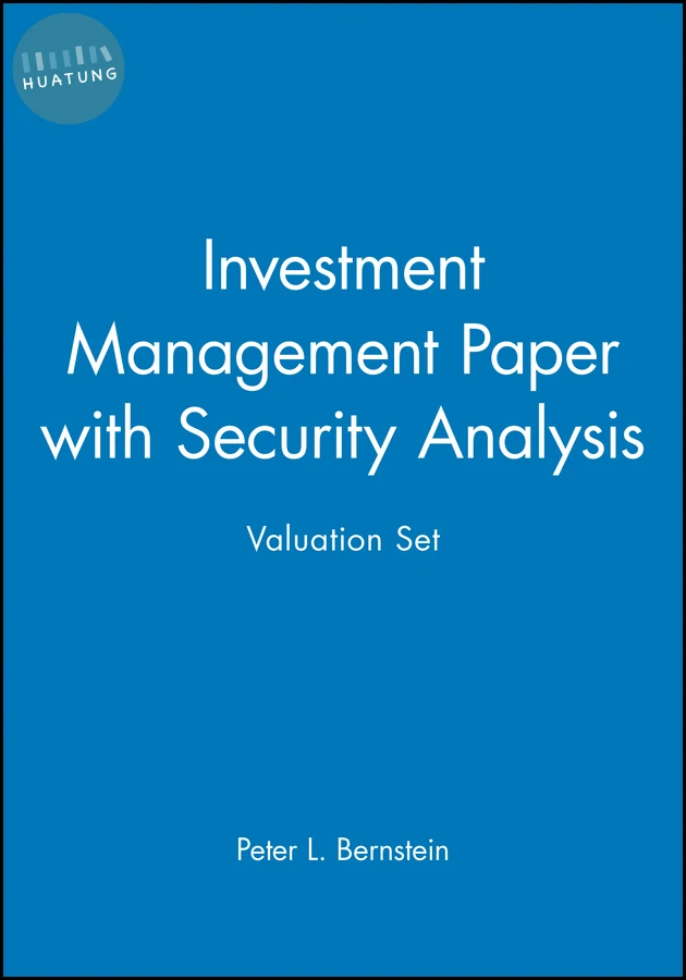 Investment Management Paper with Security Analysis Valuation Set 