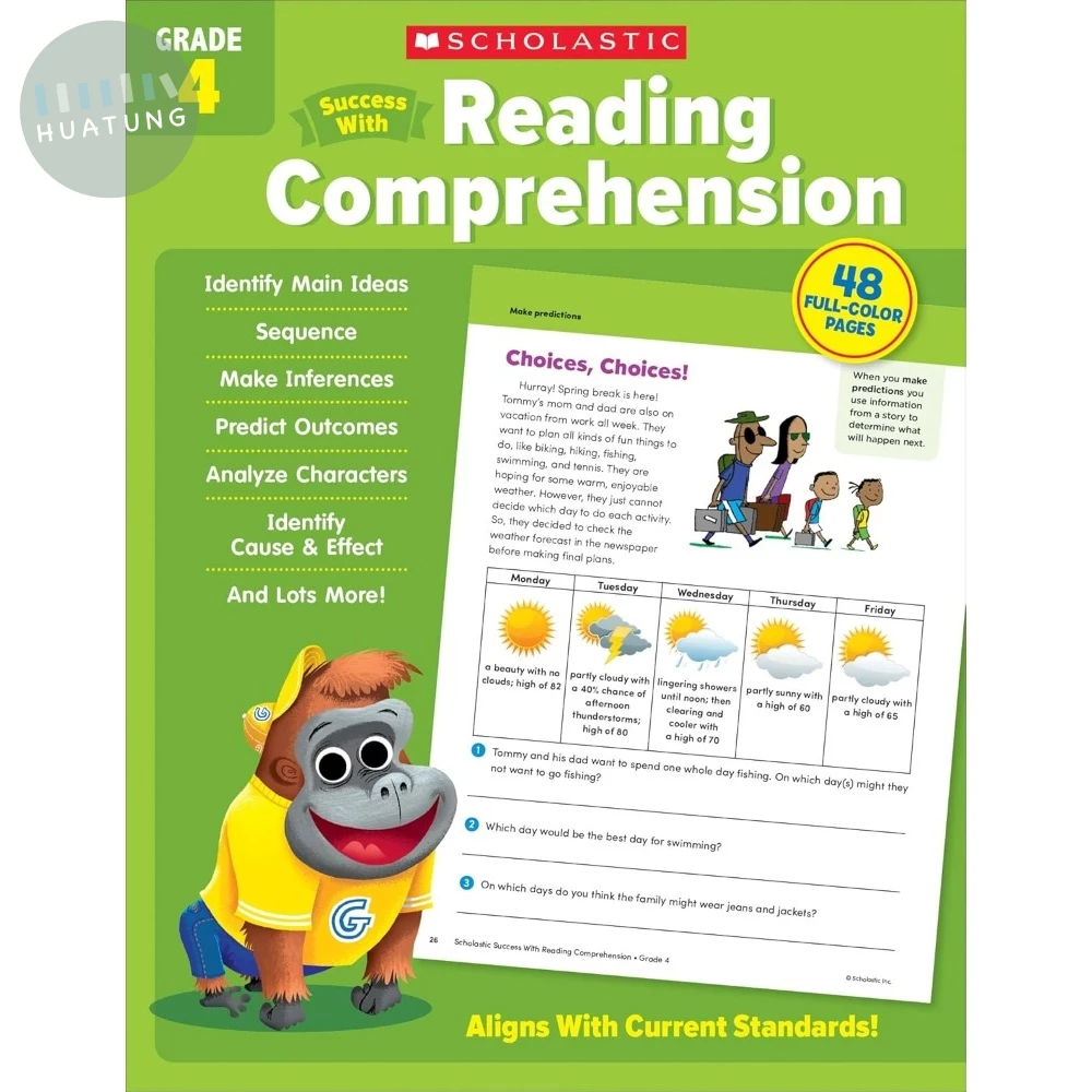 Scholastic Success with Reading Comprehension Grade 4 (1版)