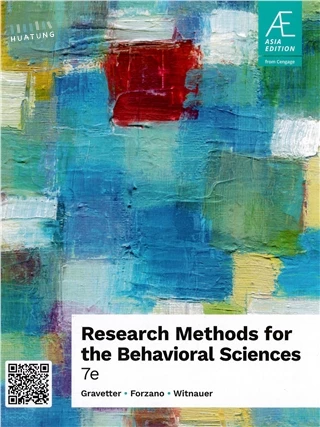Research Methods for the Behavioral Sciences (7版)