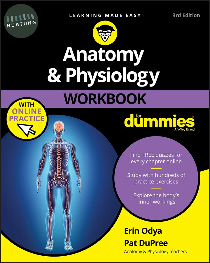 Anatomy & Physiology Workbook For Dummies with Online Practice 