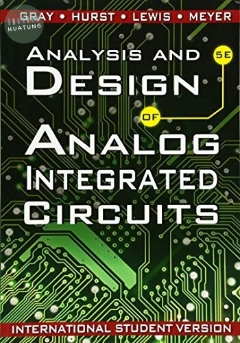 Analysis and Design of Analog Integrated Circuits (5版)