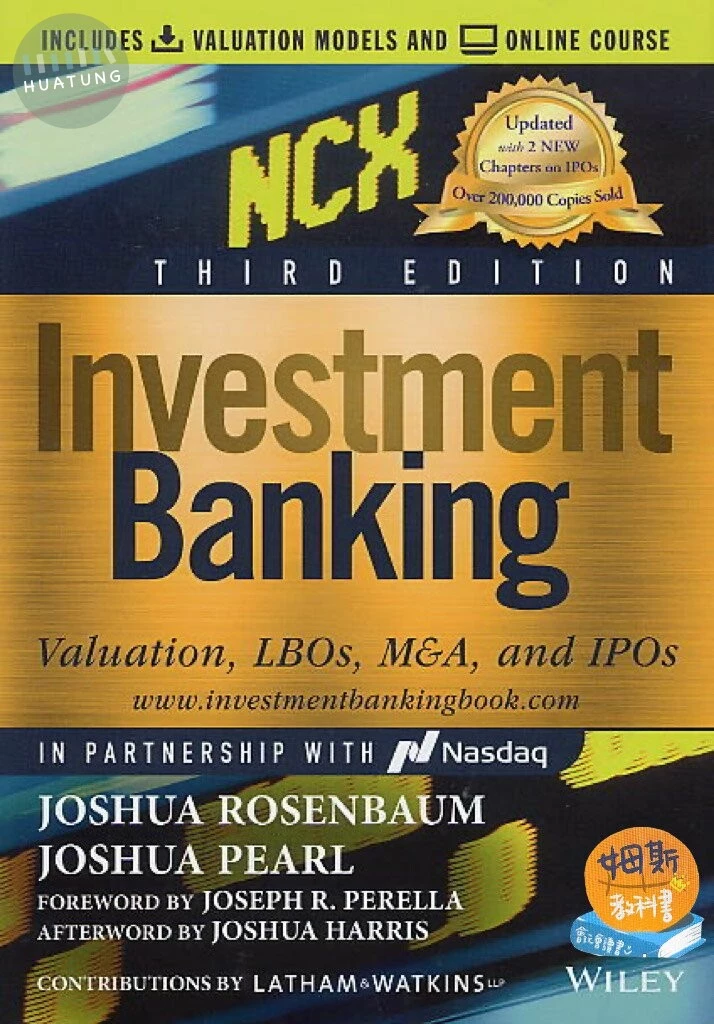 Investment Banking Valuation, LBOs, M&A, and IPOs 【內含access code,經刮除不受退】 (3版)