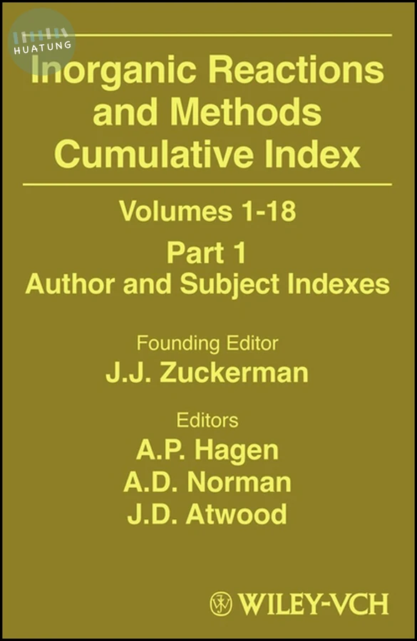 Inorganic Reactions and Methods, Cumulative Index, Part 1 