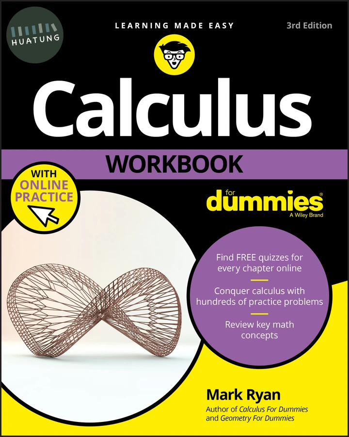 Calculus Workbook For Dummies with Online Practice 