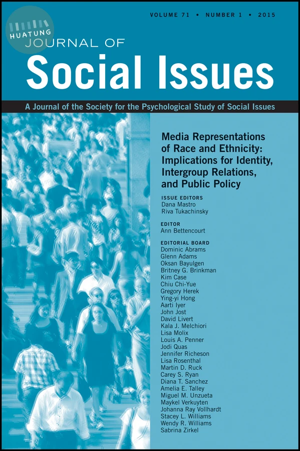 Media Representations of Race and Ethnicity 