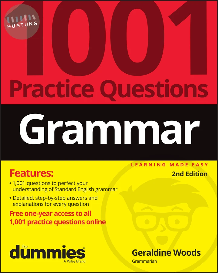 Grammar: 1001 Practice Questions For Dummies (+ Free Online Practice) 