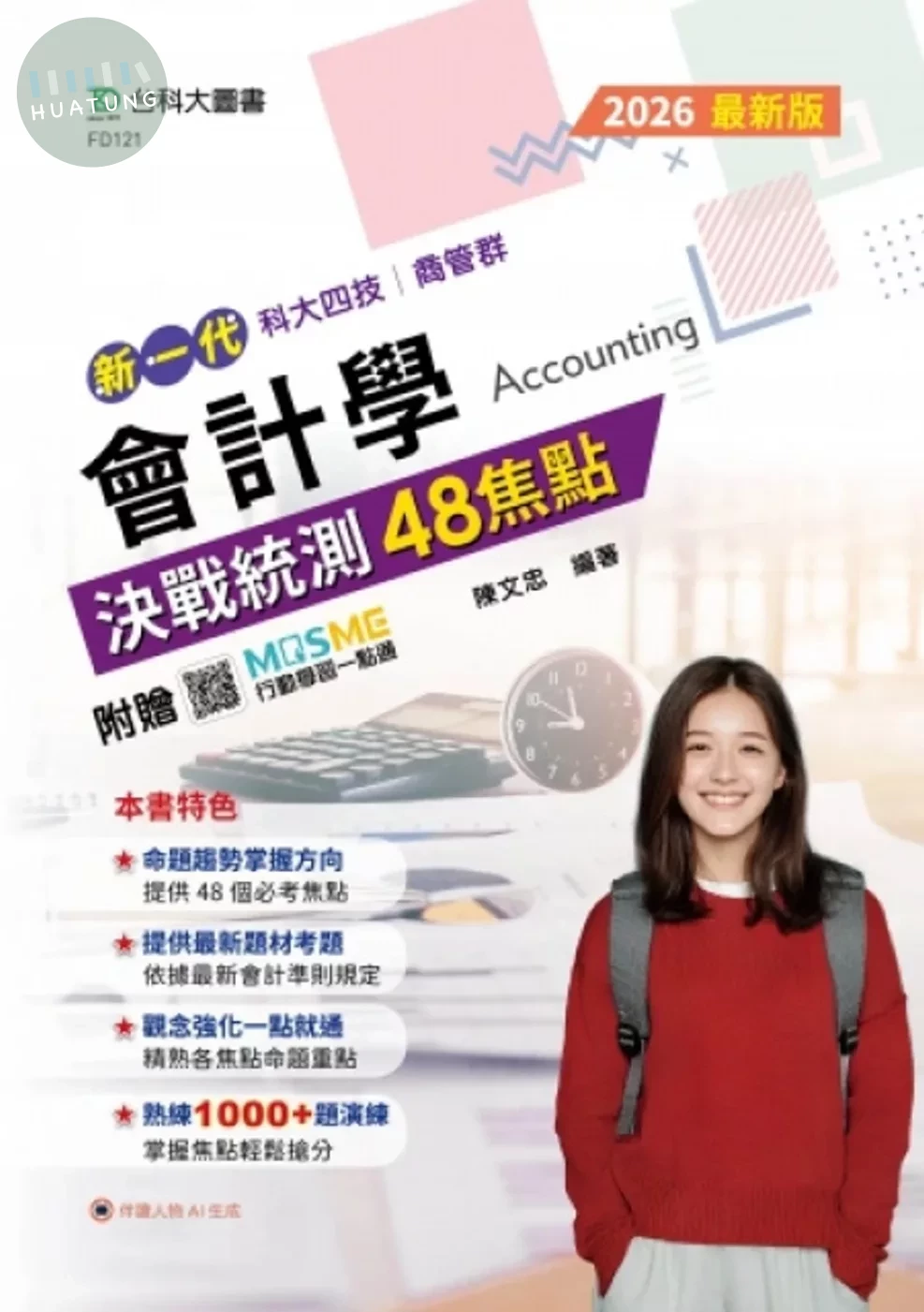 新一代 科大四技商管群會計學決戰統測48焦點 - 2026年最新版 - 附贈MOSME 