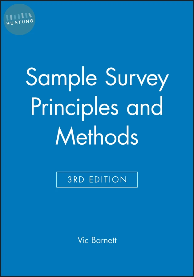 Sample Survey Principles and Methods 