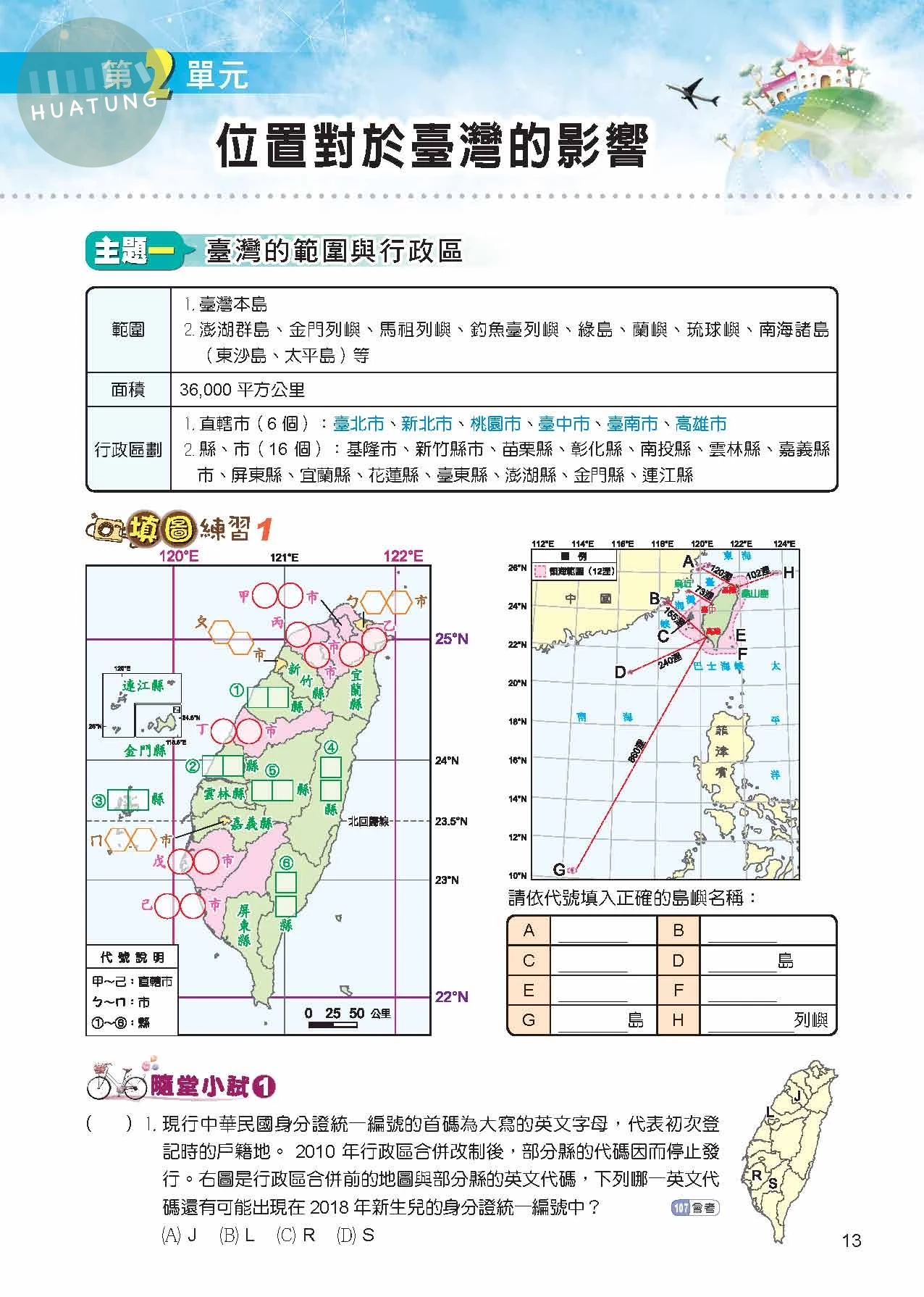 奇鼎國中 康版課堂精華集 地理1 