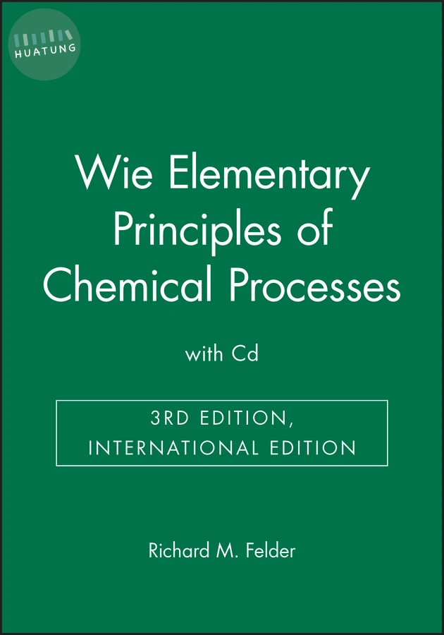 Elementary Principles of Chemical Processes, International Edition, with CD 