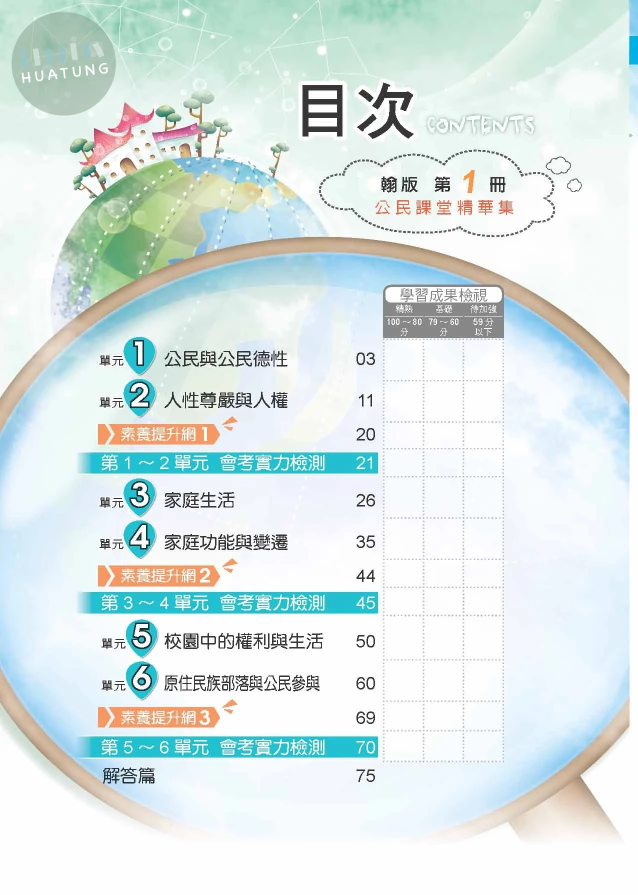奇鼎國中 翰版課堂精華集 公民1 