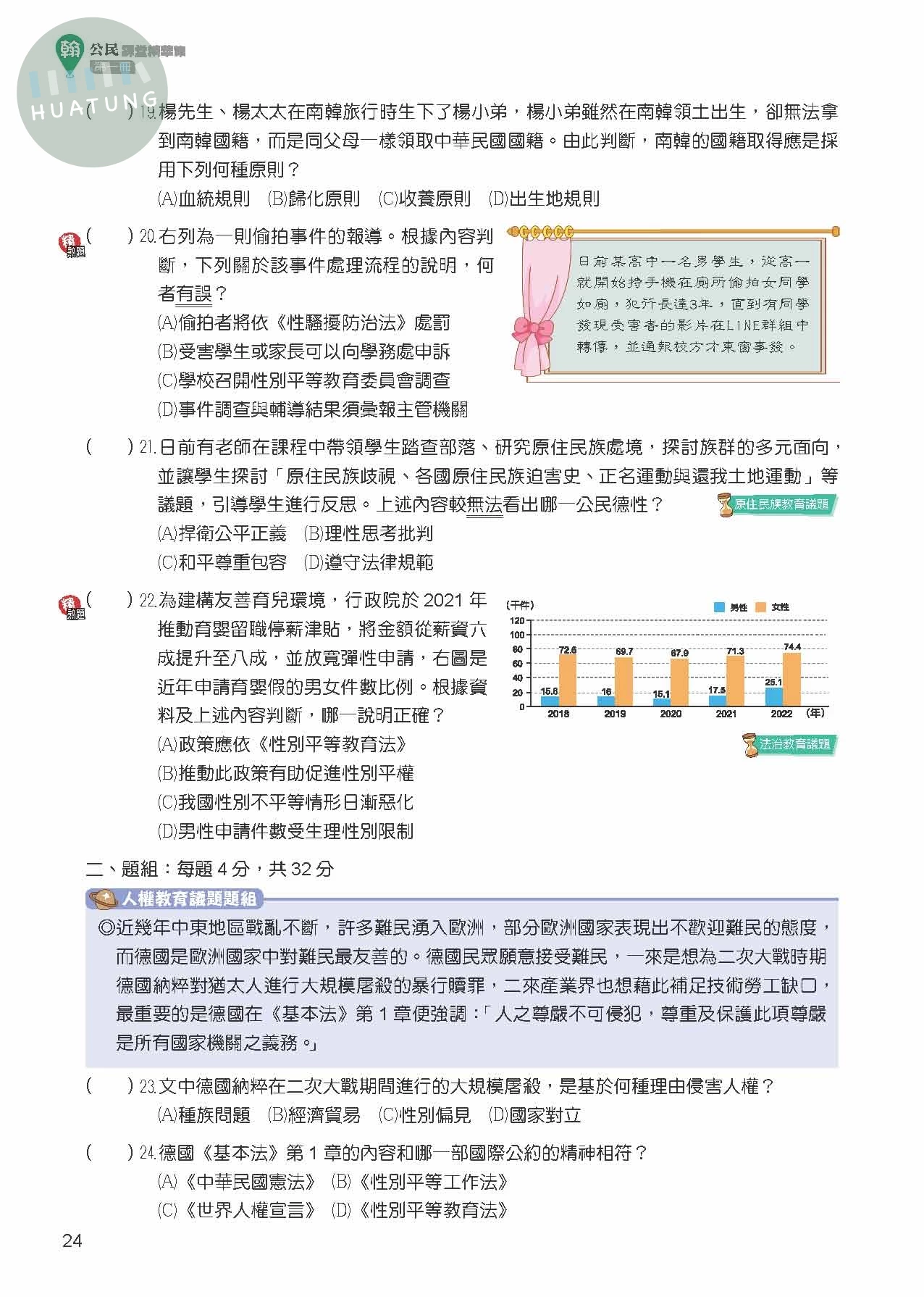 奇鼎國中 翰版課堂精華集 公民1 