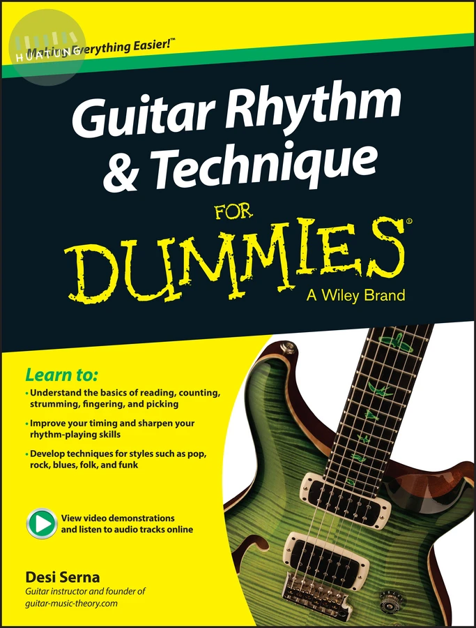 Guitar Rhythm and Techniques For Dummies, Book + Online Video and Audio Instruction 