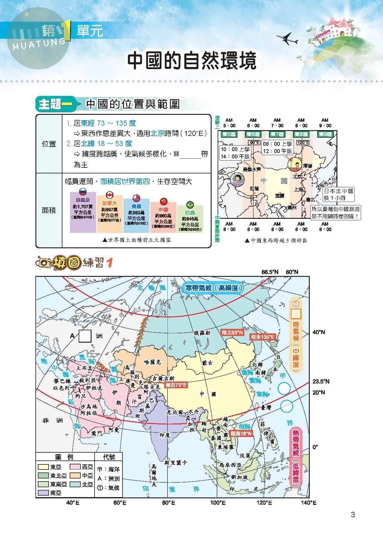 奇鼎國中 康版課堂精華集 地理3 