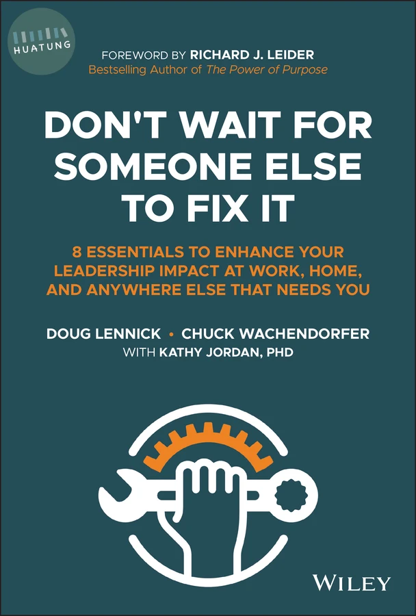 Don't Wait for Someone Else to Fix It 